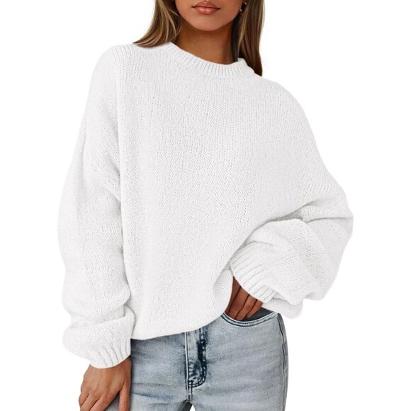 Sweaters - 2025 Women's Fashion - Cozy Oversized Chunky Knit Sweater for Winter Elegance